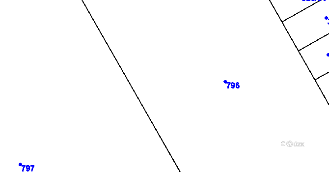 Parcela st. 325/4 v KÚ Mysločovice, Katastrální mapa