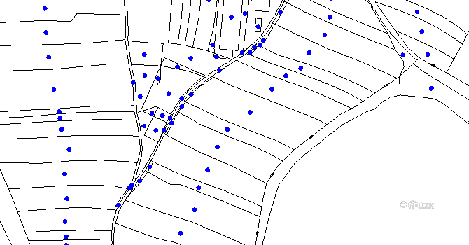 Parcela st. 162 v KÚ Selibov, Katastrální mapa
