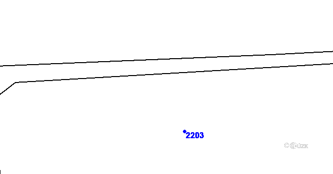 Parcela st. 226/1 v KÚ Městec u Nahořan, Katastrální mapa