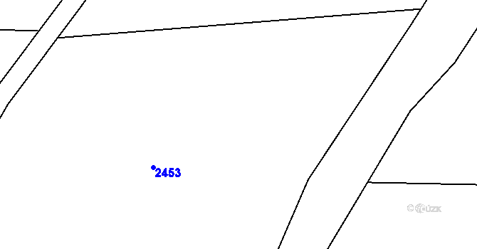 Parcela st. 423/10 v KÚ Návojná, Katastrální mapa