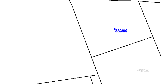 Parcela st. 583/9 v KÚ Nečemice, Katastrální mapa