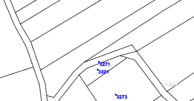 Parcela st. 172/2 v KÚ Nedachlebice, Katastrální mapa