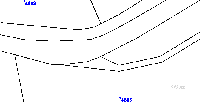 Parcela st. 815/7 v KÚ Nedachlebice, Katastrální mapa