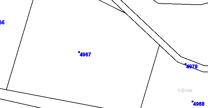 Parcela st. 815/20 v KÚ Nedachlebice, Katastrální mapa