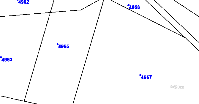 Parcela st. 815/22 v KÚ Nedachlebice, Katastrální mapa