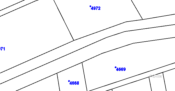 Parcela st. 823/24 v KÚ Nedachlebice, Katastrální mapa