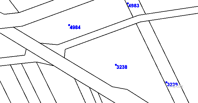 Parcela st. 70/7 v KÚ Nedachlebice, Katastrální mapa