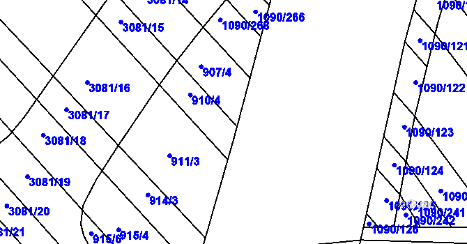 Parcela st. 1979/20 v KÚ Nedakonice, Katastrální mapa