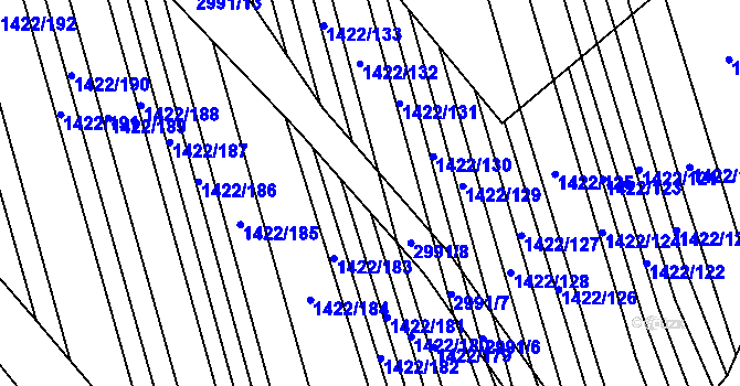 Parcela st. 2991/9 v KÚ Nedakonice, Katastrální mapa