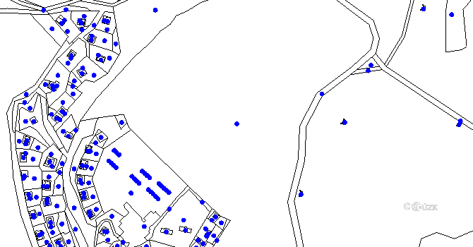 Parcela st. 346/1 v KÚ Nedamov, Katastrální mapa