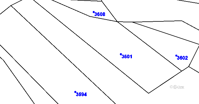 Parcela st. 2994/51 v KÚ Nedašov, Katastrální mapa