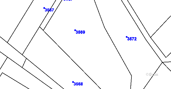 Parcela st. 2994/79 v KÚ Nedašov, Katastrální mapa