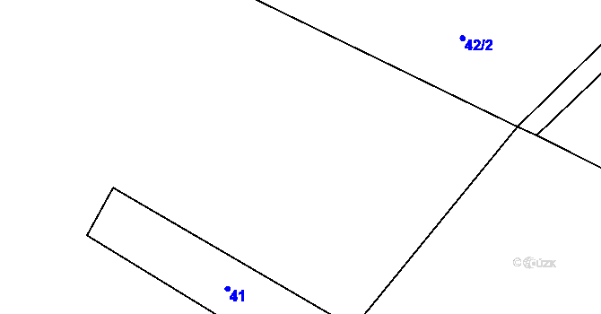 Parcela st. 74/1 v KÚ Homole u Nechalova, Katastrální mapa