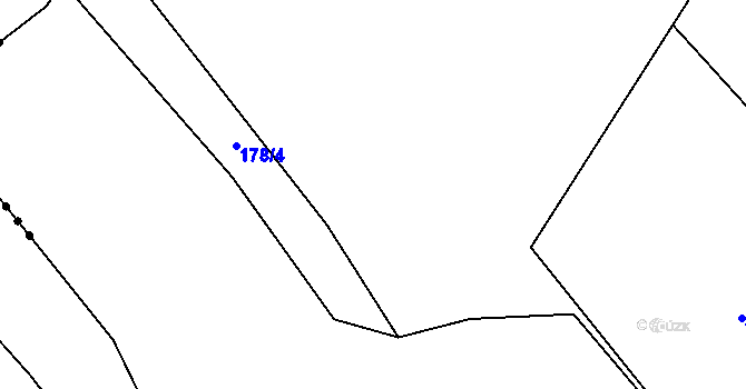 Parcela st. 178/6 v KÚ Bratřejov, Katastrální mapa