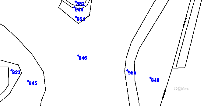 Parcela st. 98/6 v KÚ Křemenice, Katastrální mapa