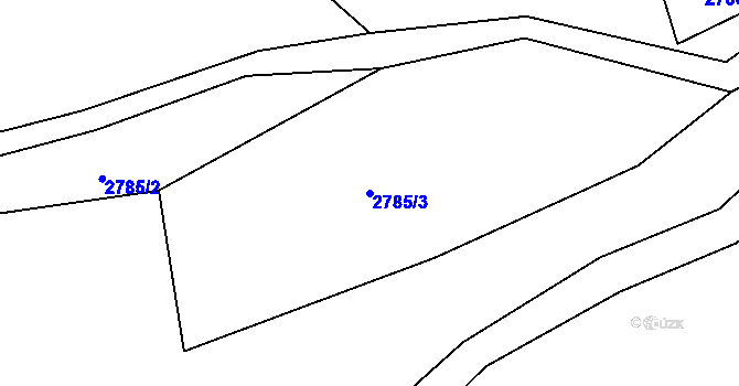 Parcela st. 2785/3 v KÚ Nejdek, Katastrální mapa