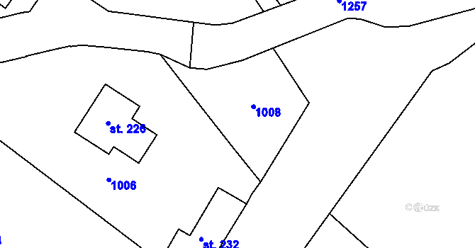 Parcela st. 876/2 v KÚ Vysoká Pec u Nejdku, Katastrální mapa