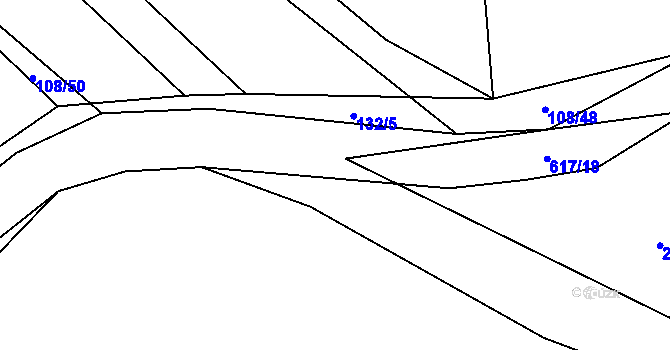 Parcela st. 617/27 v KÚ Lhotka u Nekmíře, Katastrální mapa
