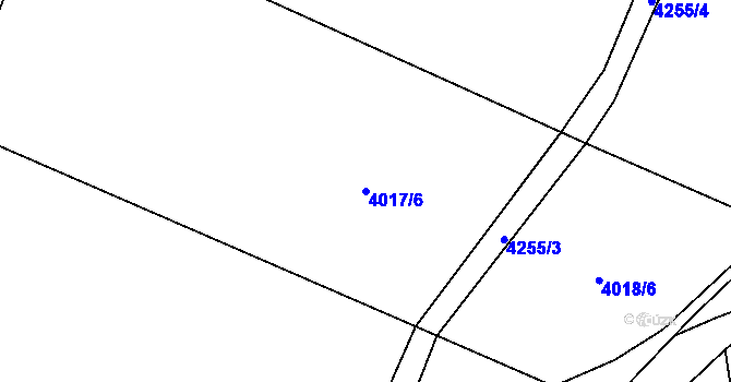 Parcela st. 4017/6 v KÚ Nemochovice, Katastrální mapa