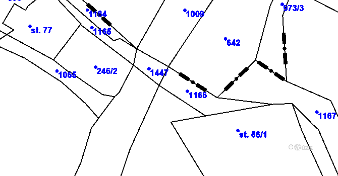 Parcela st. 828/2 v KÚ Nenačovice, Katastrální mapa