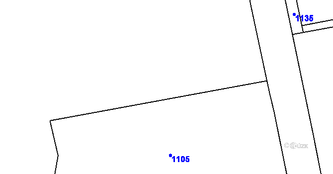 Parcela st. 137/12 v KÚ Nenačovice, Katastrální mapa