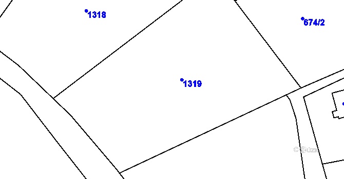 Parcela st. 658/15 v KÚ Nenačovice, Katastrální mapa