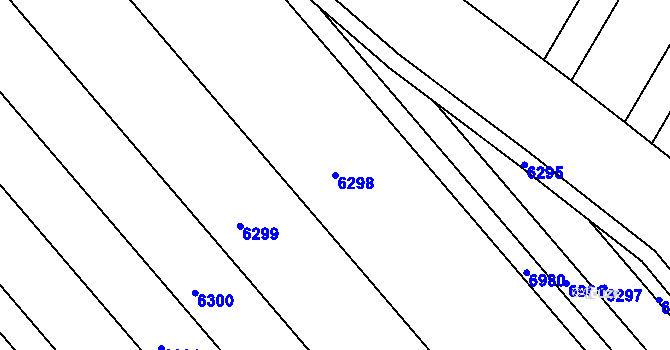 Parcela st. 6298 v KÚ Nenkovice, Katastrální mapa