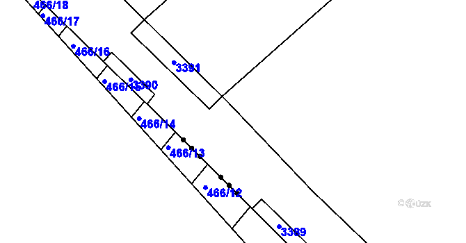 Parcela st. 2677/101 v KÚ Neslovice, Katastrální mapa