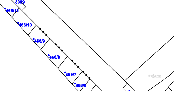 Parcela st. 2677/107 v KÚ Neslovice, Katastrální mapa