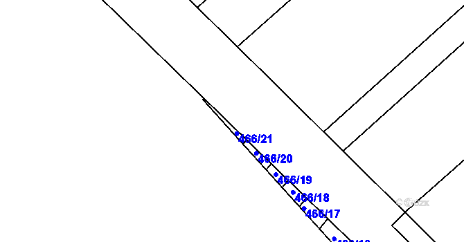 Parcela st. 2677/135 v KÚ Neslovice, Katastrální mapa