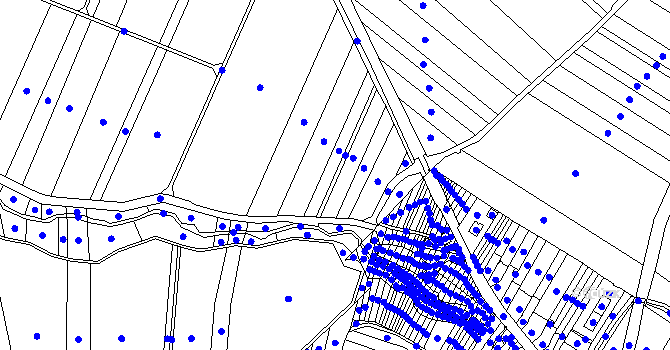 Parcela st. 2600/17 v KÚ Neslovice, Katastrální mapa