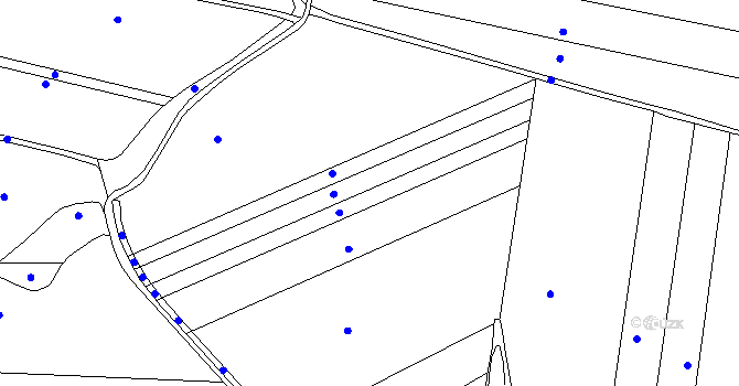 Parcela st. 317/5 v KÚ Neuměřice, Katastrální mapa