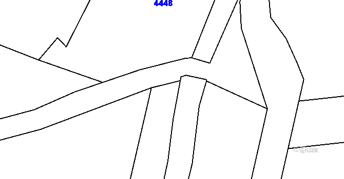 Parcela st. 4100/13 v KÚ Nevšová, Katastrální mapa
