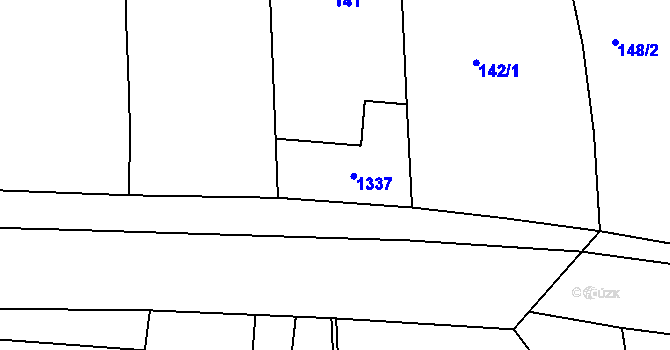 Parcela st. 17 v KÚ Nezamyslice nad Hanou, Katastrální mapa