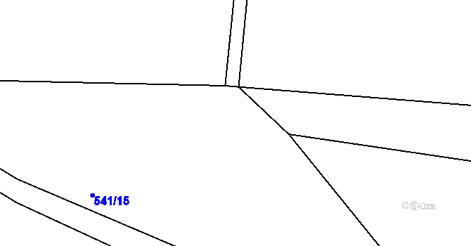 Parcela st. 541/30 v KÚ Nezdenice, Katastrální mapa