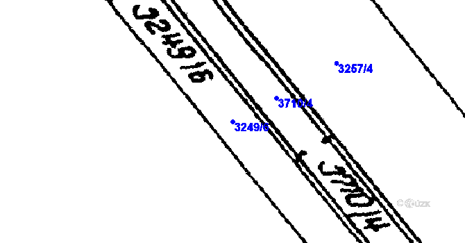 Parcela st. 3249/6 v KÚ Nikolčice, Katastrální mapa