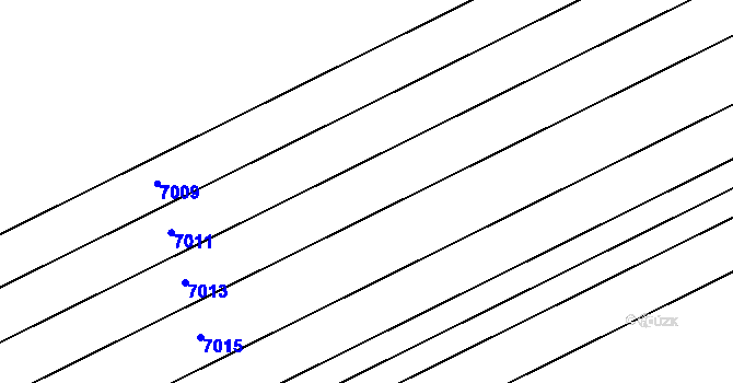 Parcela st. 2296/88 v KÚ Nivnice, Katastrální mapa