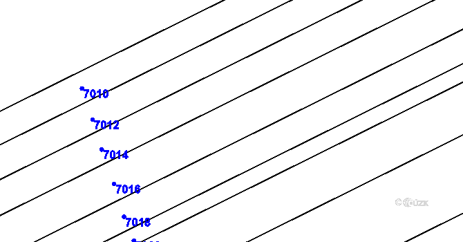 Parcela st. 2296/149 v KÚ Nivnice, Katastrální mapa