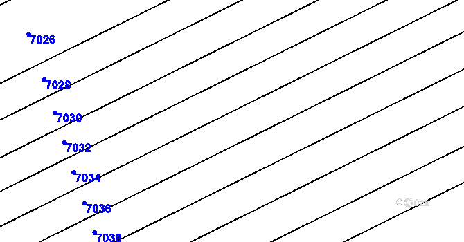 Parcela st. 2296/161 v KÚ Nivnice, Katastrální mapa