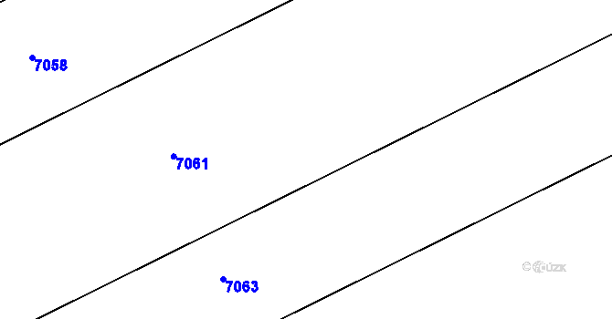 Parcela st. 2296/182 v KÚ Nivnice, Katastrální mapa