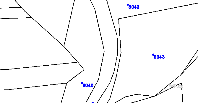 Parcela st. 2810/29 v KÚ Nivnice, Katastrální mapa