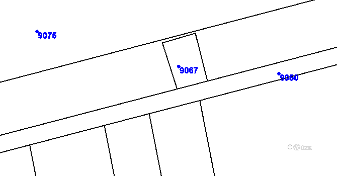 Parcela st. 2974/14 v KÚ Nivnice, Katastrální mapa