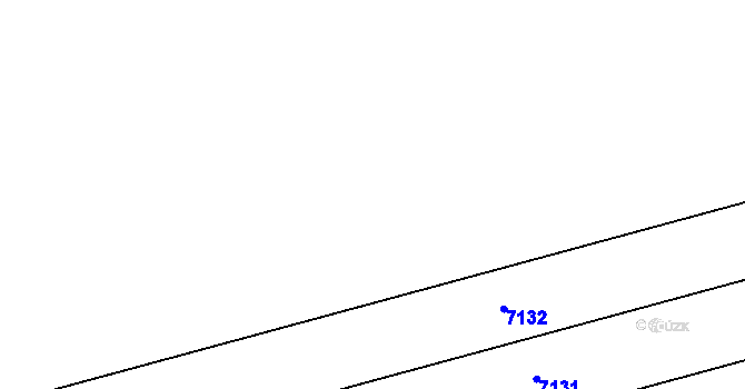Parcela st. 3129/71 v KÚ Nivnice, Katastrální mapa