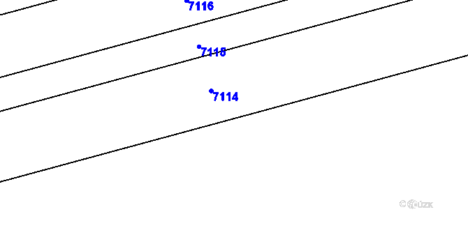 Parcela st. 3129/174 v KÚ Nivnice, Katastrální mapa