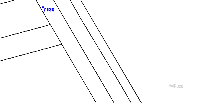 Parcela st. 3131/6 v KÚ Nivnice, Katastrální mapa