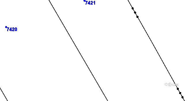 Parcela st. 3213/122 v KÚ Nivnice, Katastrální mapa