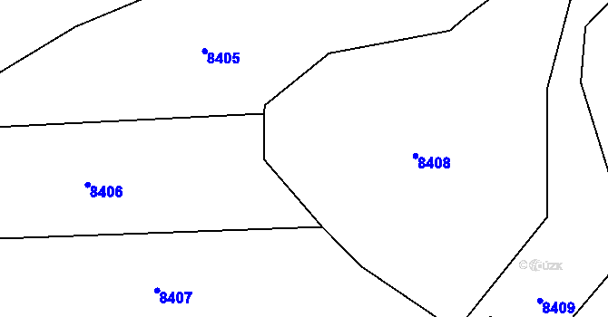 Parcela st. 3493/7 v KÚ Nivnice, Katastrální mapa