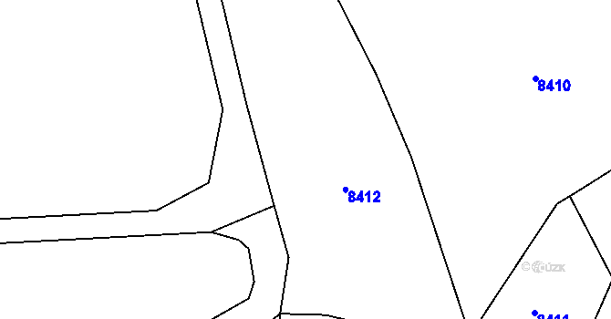 Parcela st. 3494/2 v KÚ Nivnice, Katastrální mapa