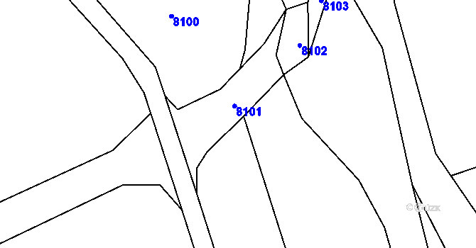 Parcela st. 3535/2 v KÚ Nivnice, Katastrální mapa