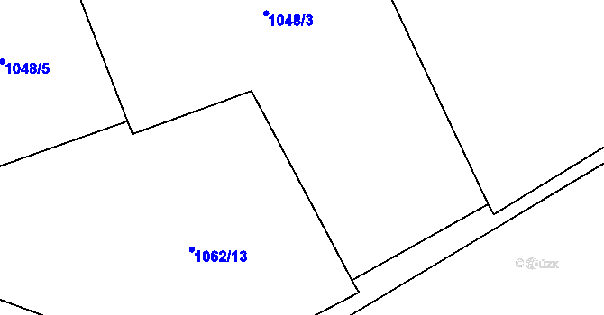 Parcela st. 1062/21 v KÚ Nošovice, Katastrální mapa
